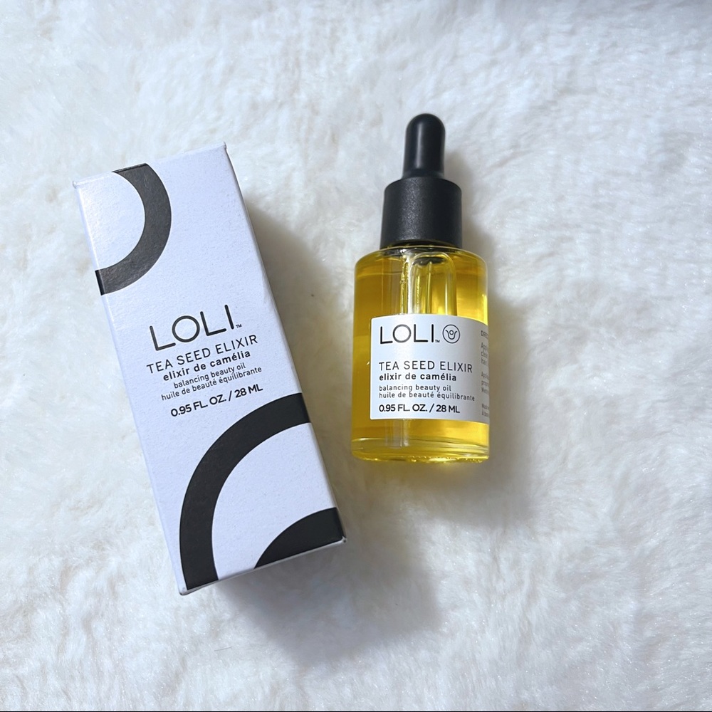 LOLI tea seed elixir balancing beauty oil